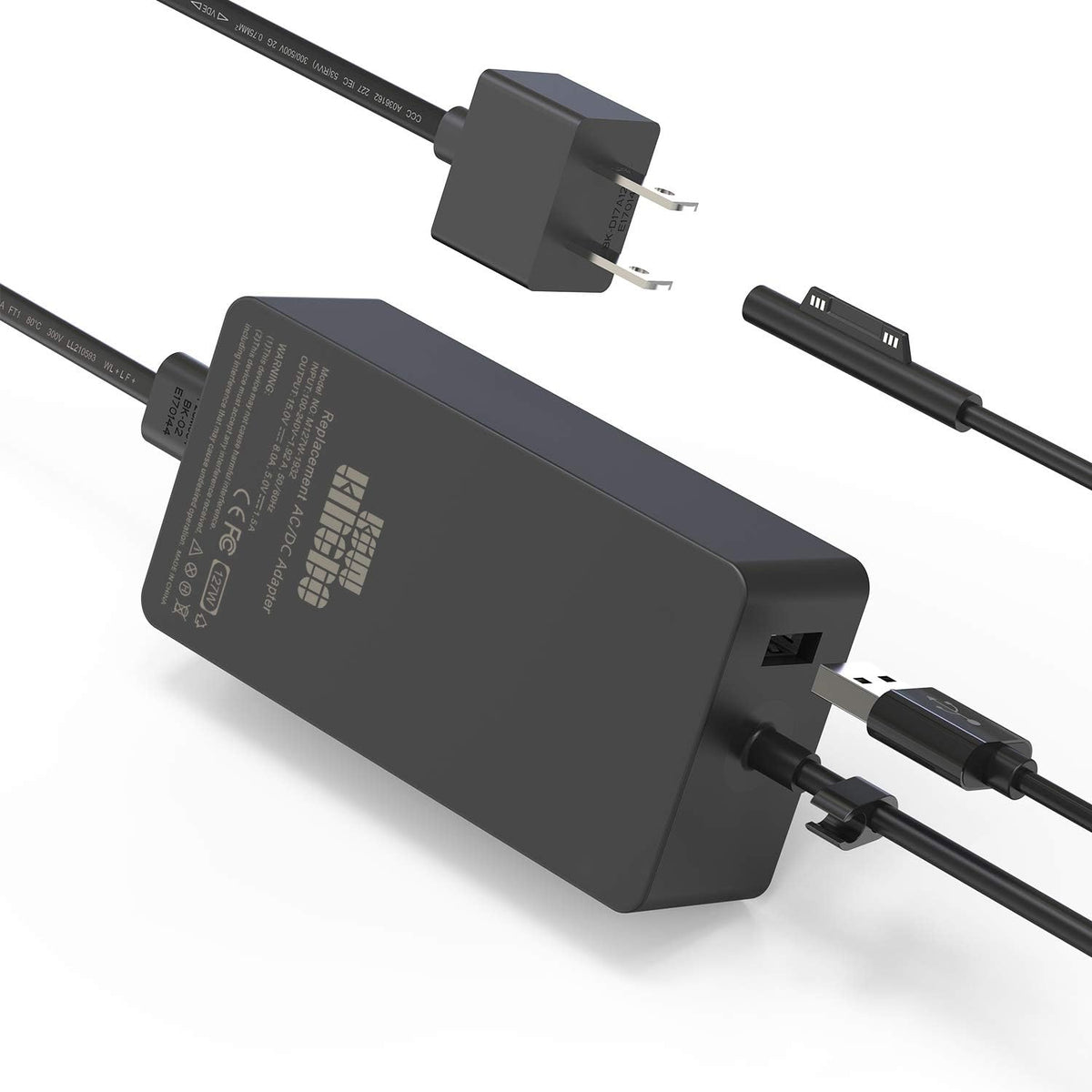 127W 15V 8A Power Adapter with Carrying Case Pack of 2 M8012