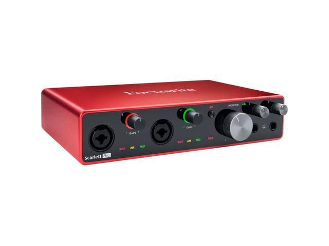 USB Audio Interface with Studio Headphones, Mic Stand, Headphone Holder, Pop Filter E1946