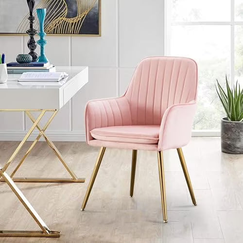 Beige Velvet Accent Chair R735