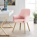 Beige Velvet Accent Chair R735