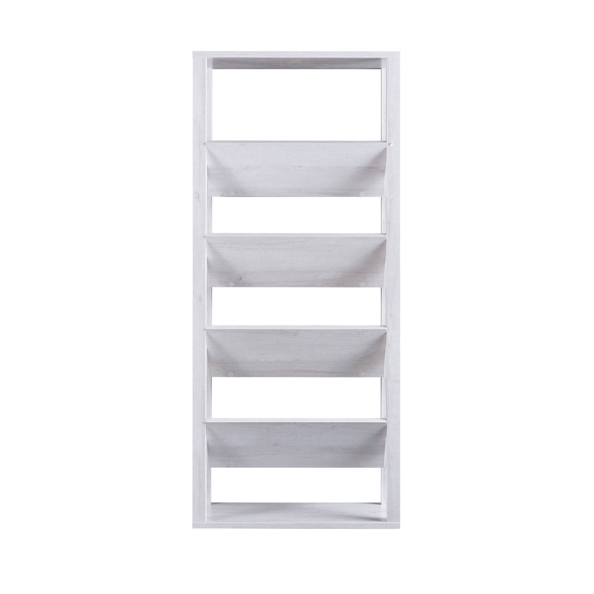 Walnut Oak 5-Shelf Bookcase C405