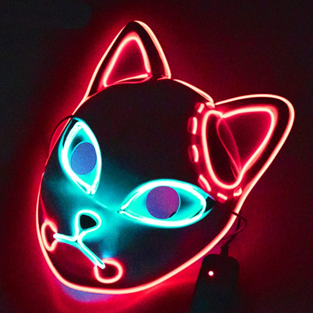 Halloween LED Light up Masks, Pack of 2 M419283