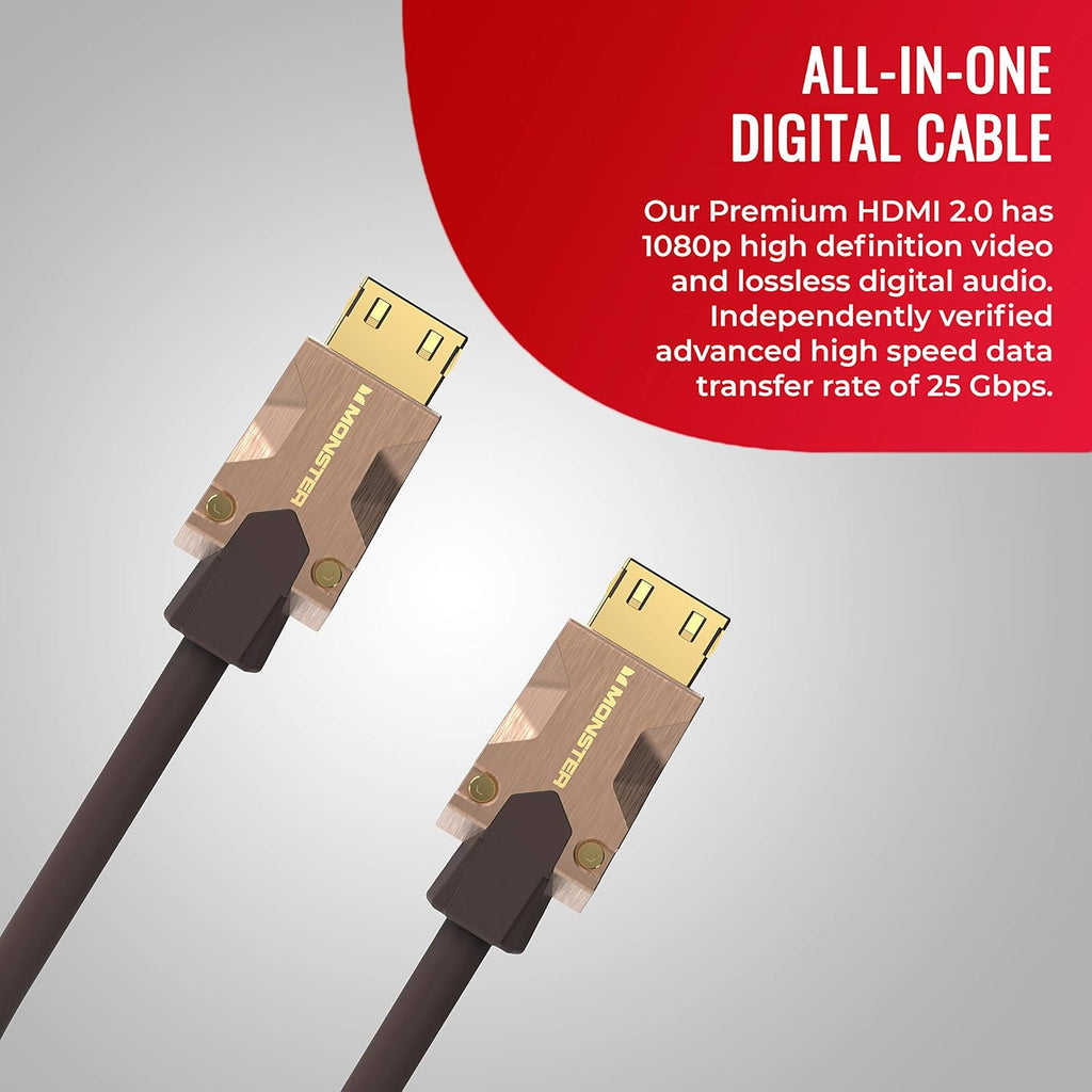 Certified Premium Ultra High Speed HDMI Cable - 2.0 4K 60Hz - 5 Meters B11972