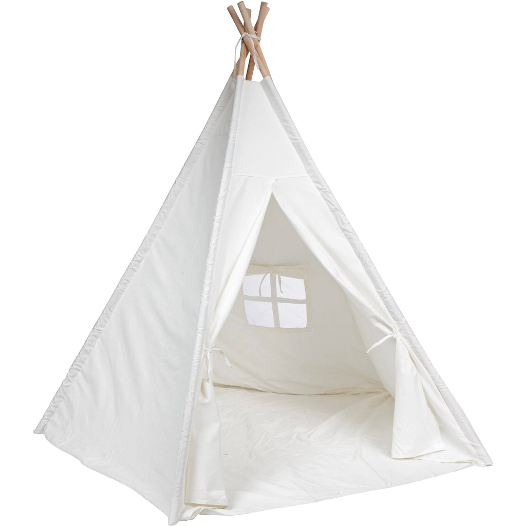 White Pine Wood Teepee Play House with Carry Case K70111