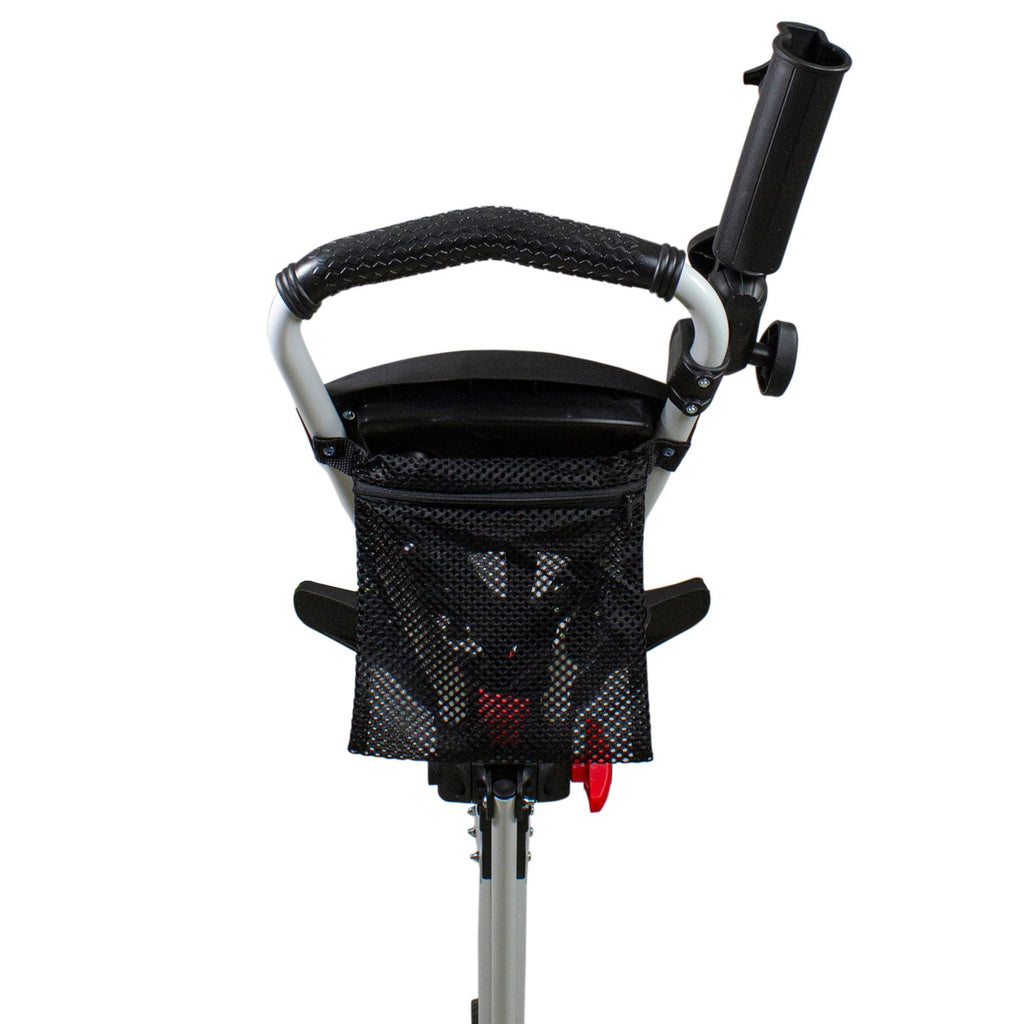 48x22 White and Red 3 Wheel Golf Push Cart J701877