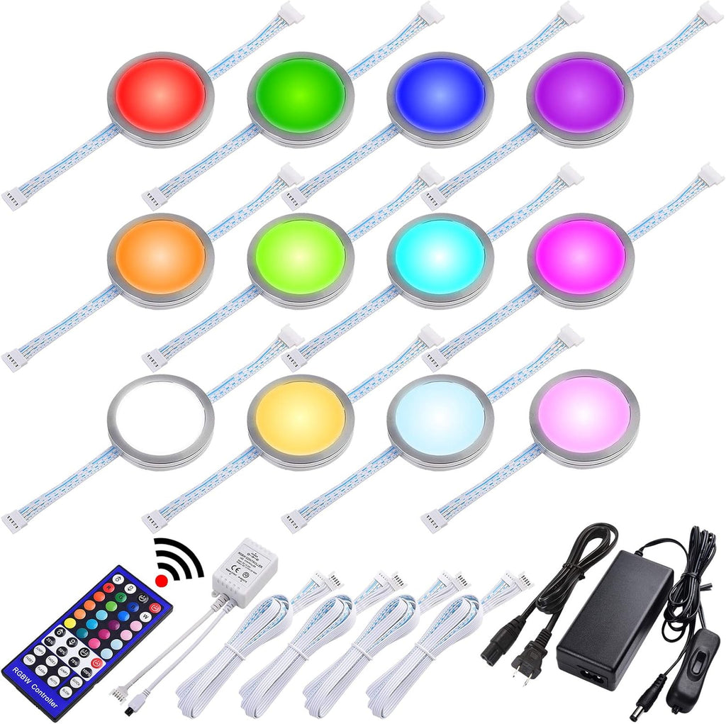 RGBW Under Cabinet LED Lighting Kit, 8 Lights Pack of 2 K235046