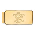 14K Gold Plated Money Clip V708983