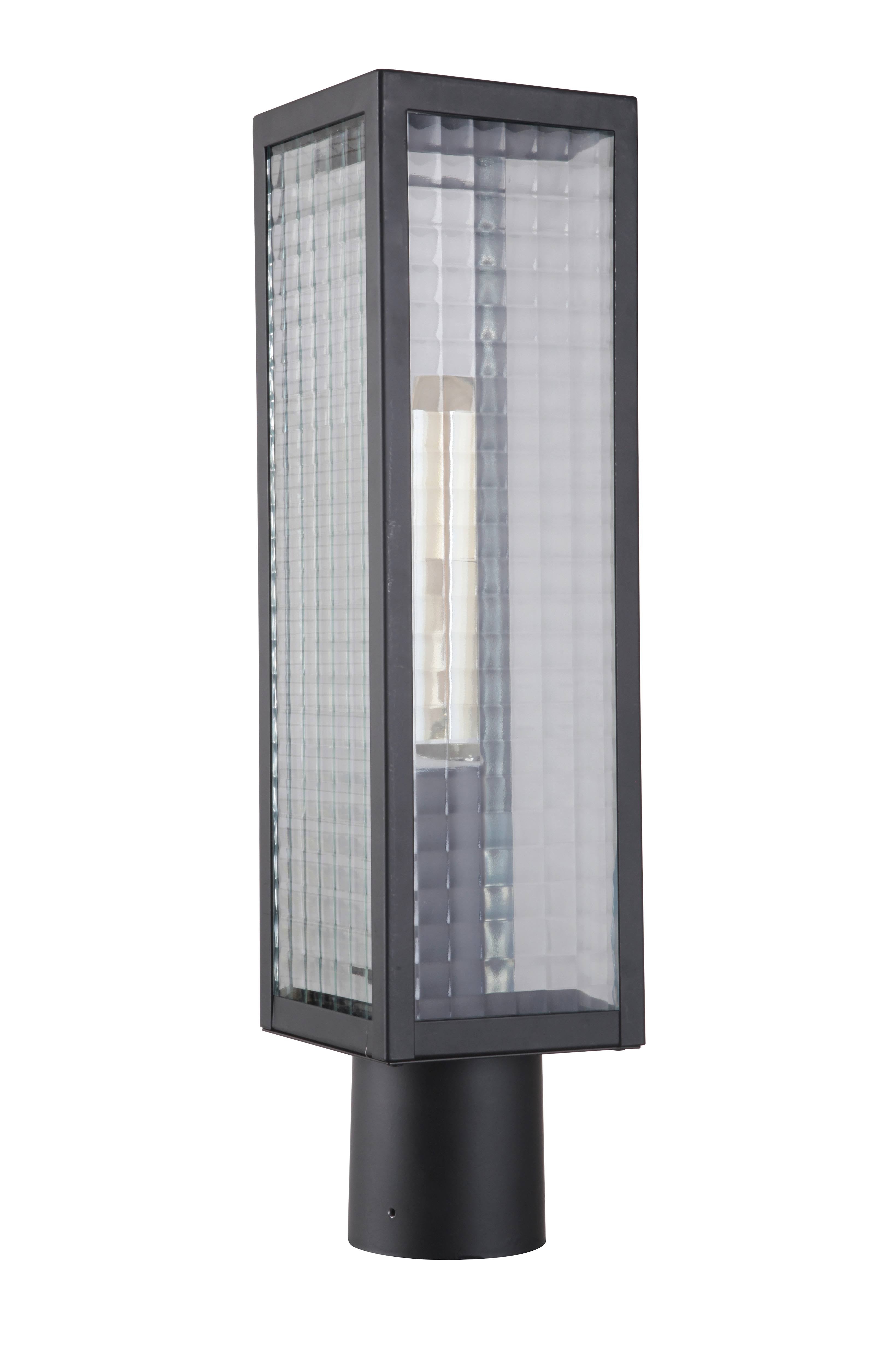 One Light Large Post Mount D8821