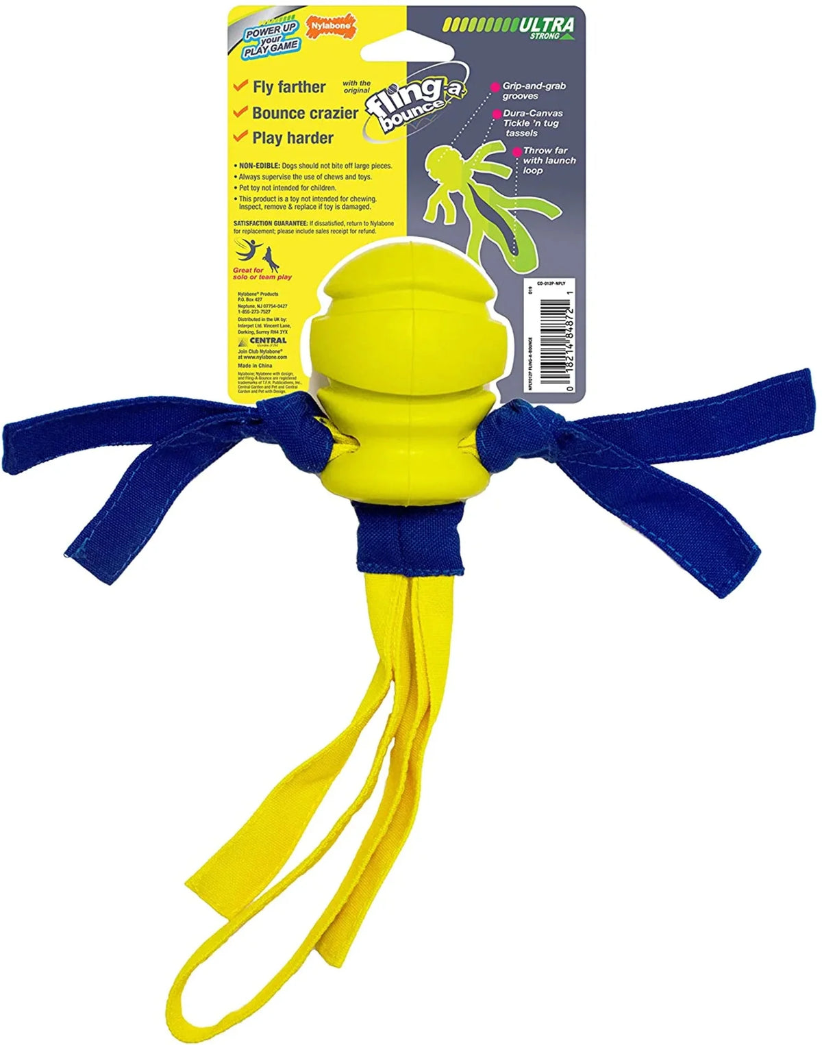 Dog Fetch Toys Fling-a-Bounce Medium - 10 in. Y261694