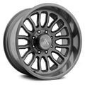22x10 5x5x127 -12mm Titanium-Brushed Off-Road Wheel F146