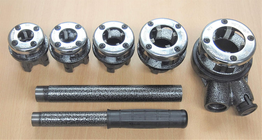 Ratcheting Pipe Threader Tool Kit 5 Dies Pack of 2 Q56467