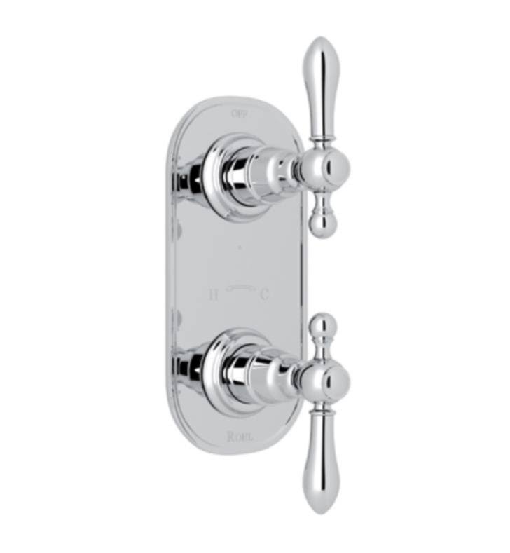 Polished Chrome Thermostatic Trim with Diverter U84971