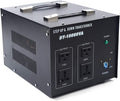 10000W Voltage Converter Transformer Step Up/Down 110V/220V Heavy Duty Power Converter with 2 US Outlets, 2 Universal Outlets, Circuit Breaker S247