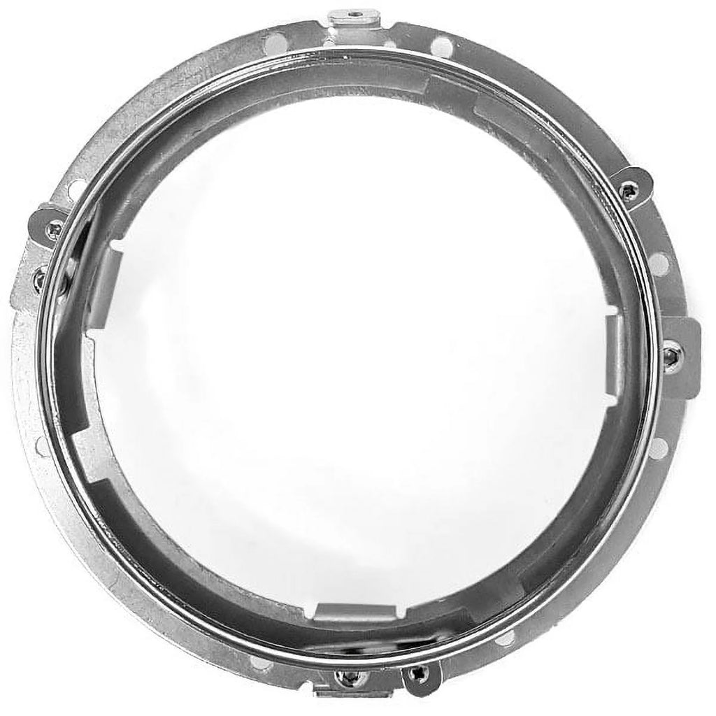 Chrome 7" LED Headlight Mounting Ring Trim Bracket E652928