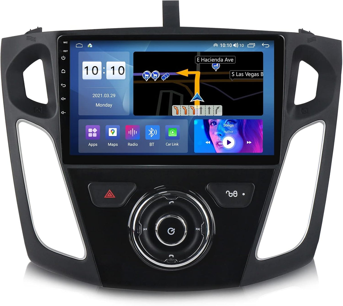 9 inch IPS Touch Screen Car Radio with CarPlay Bluetooth DSP J71709
