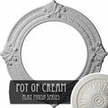 13 1/8x22OD x 8x22ID x 5/8x22P Ceiling Medallion T35807