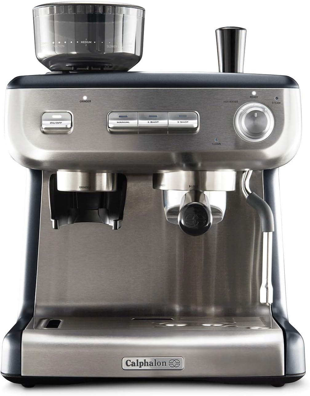 Stainless Espresso Machine with Steam Wand Z193