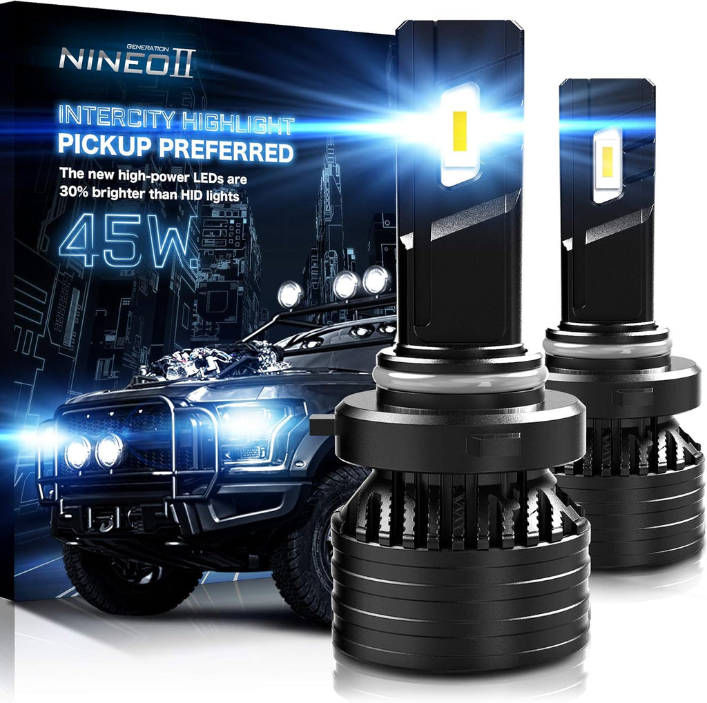 Pack of 2 90W HB3 LED Bulbs 6500K Cool White X806