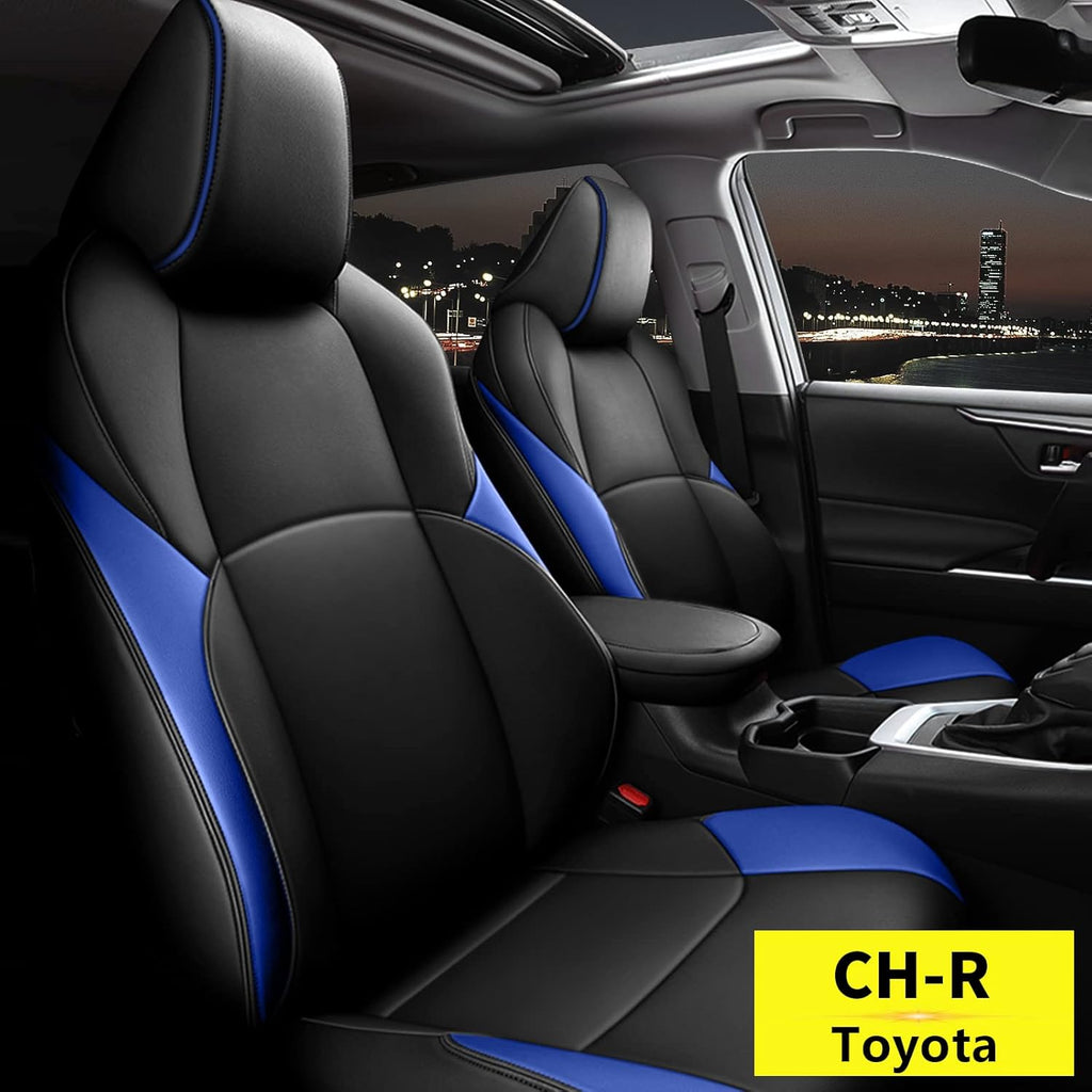 Faux Leather Car Seat Covers Full Set for Toyota C-HR S21276