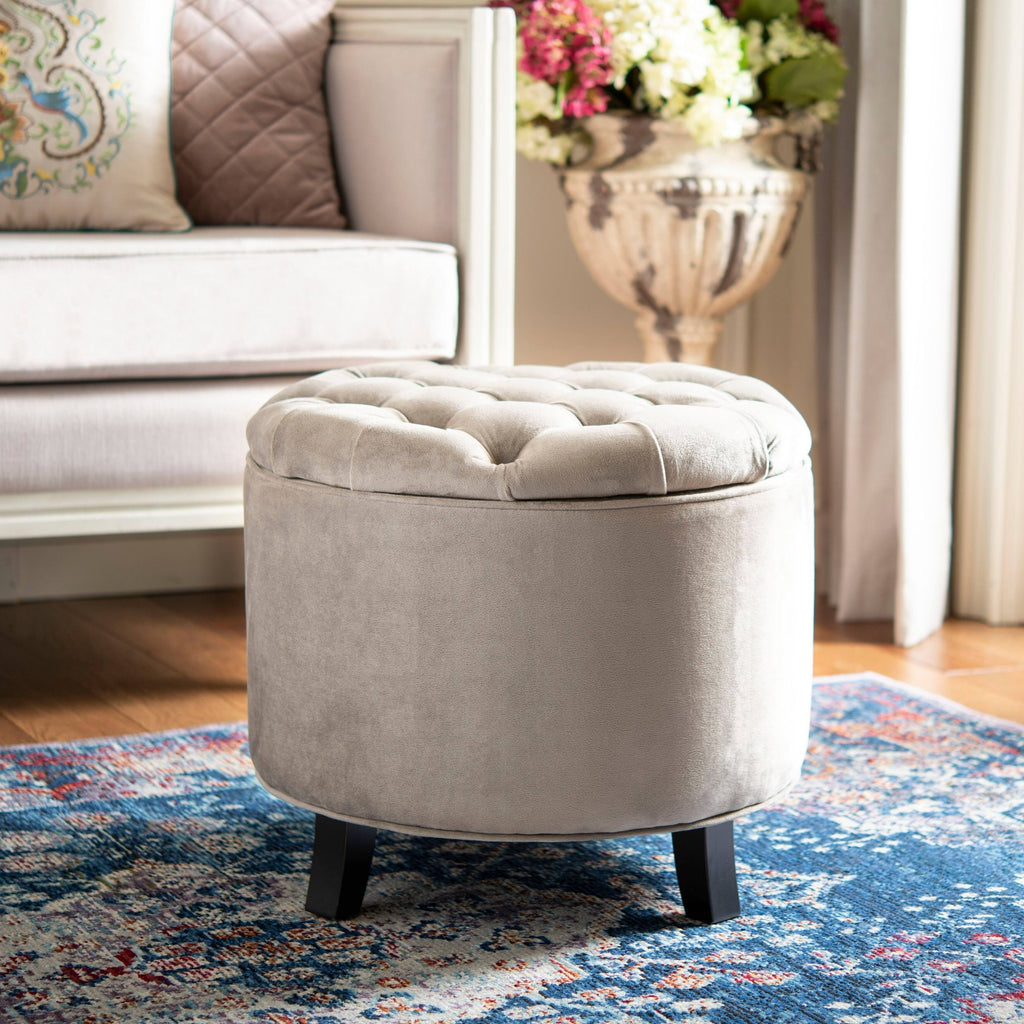 Tufted Storage Ottoman D6981