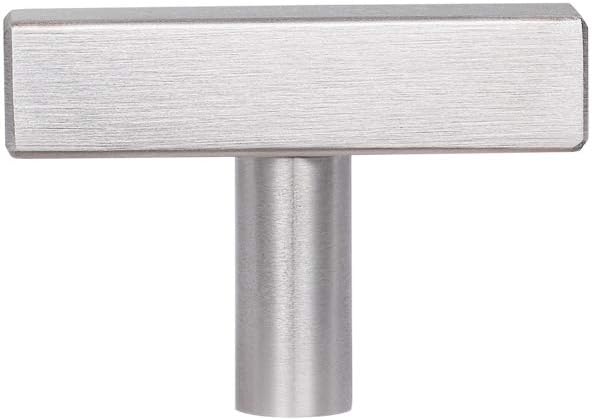 50 Pack Square Cabinet Handle 8.75 Length Satin Nickel V20745