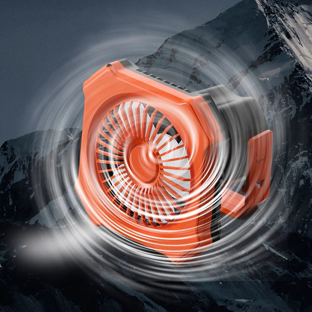 Portable Power Bank Camping Fan with Remote Controller Y70943