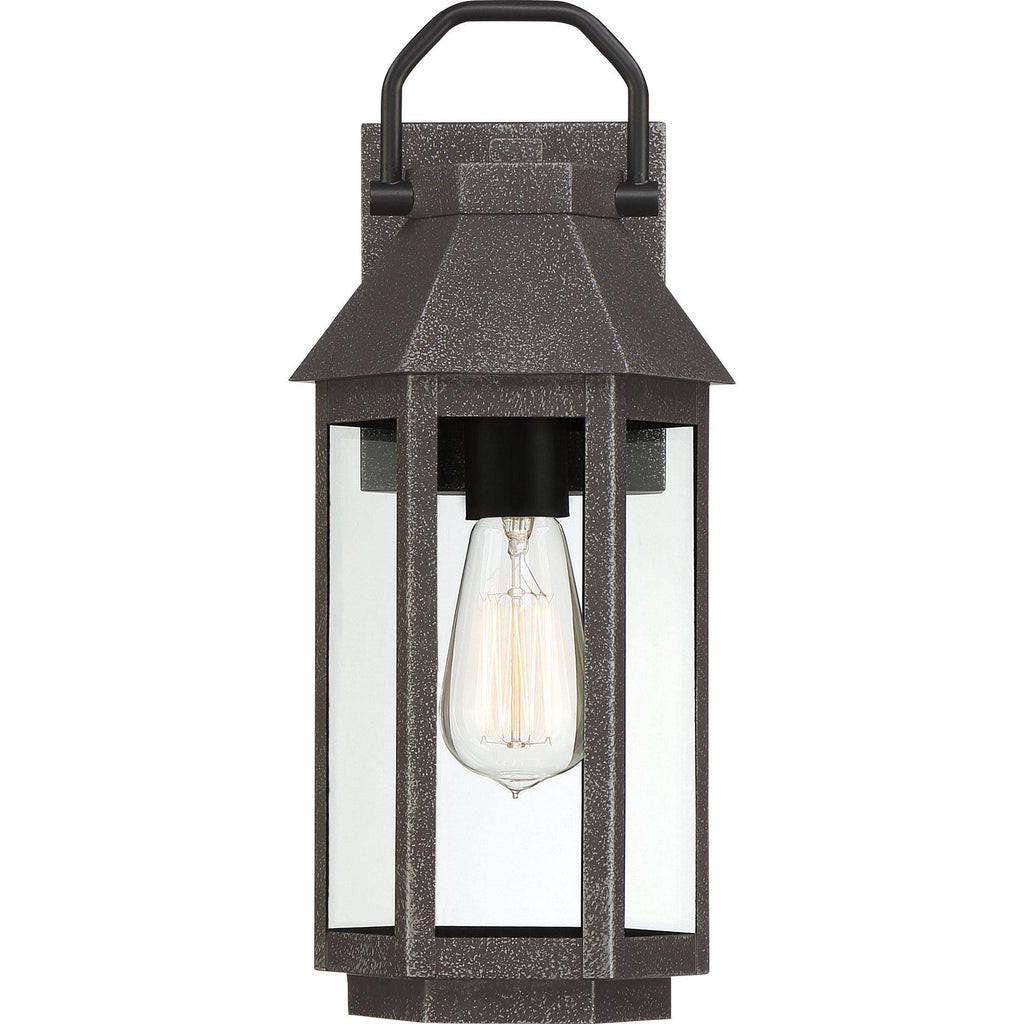 Speckled Black Outdoor Wall Lantern O4320
