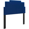 Navy Performance Velvet King/California King Headboard O6040