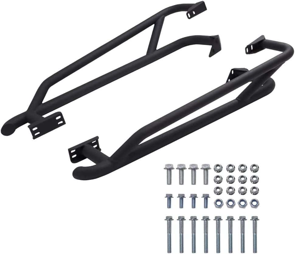 Nerf Bars Rock Sliders with Wrinkle Black Powder Coating T321
