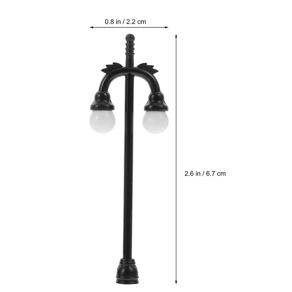 18 Pcs Mini Street Lamp Ornaments M480969
