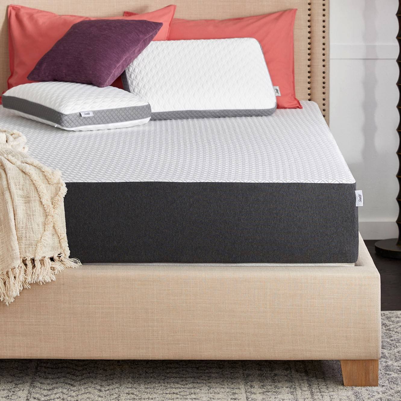 Twin Memory Foam Mattress-in-a-Box with Cool Clean Cover N293
