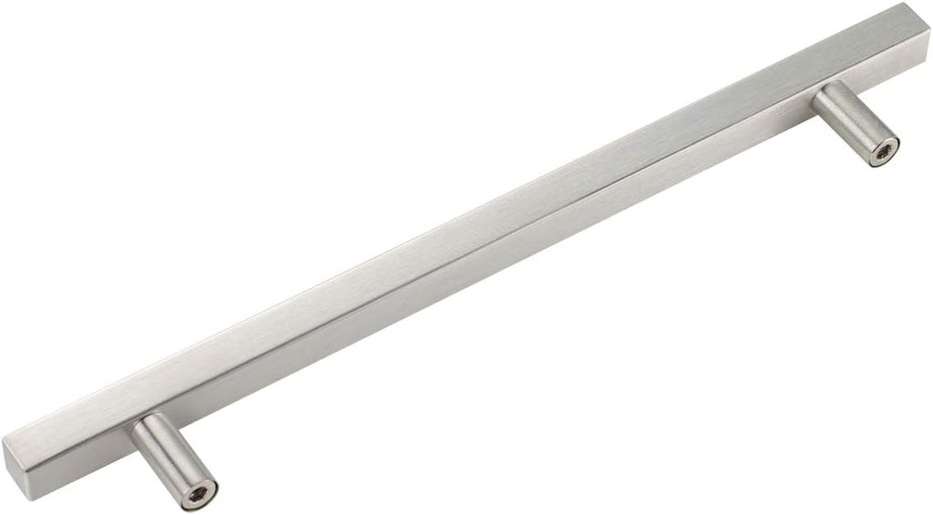 50 Pack Square Cabinet Handle 8.75 Length Satin Nickel V20745