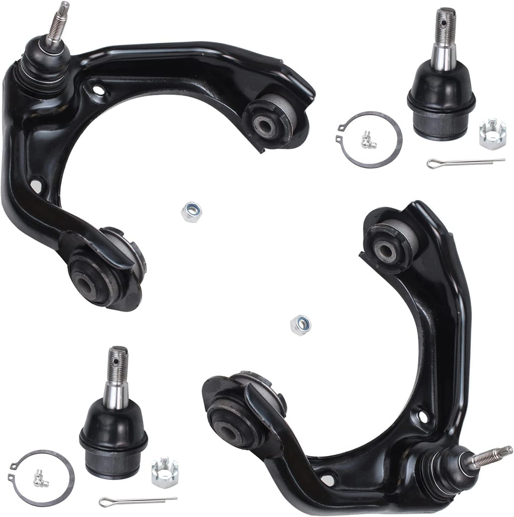4pc Front Upper Control Arms & Ball Joints U134