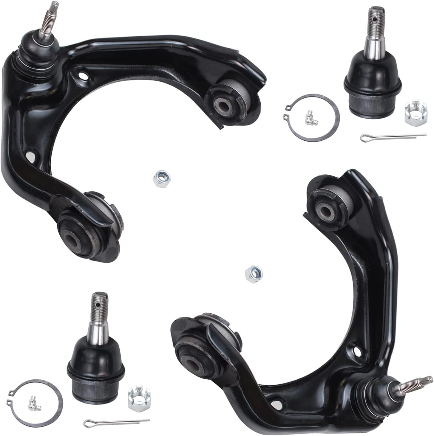 4pc Front Upper Control Arms & Ball Joints U134
