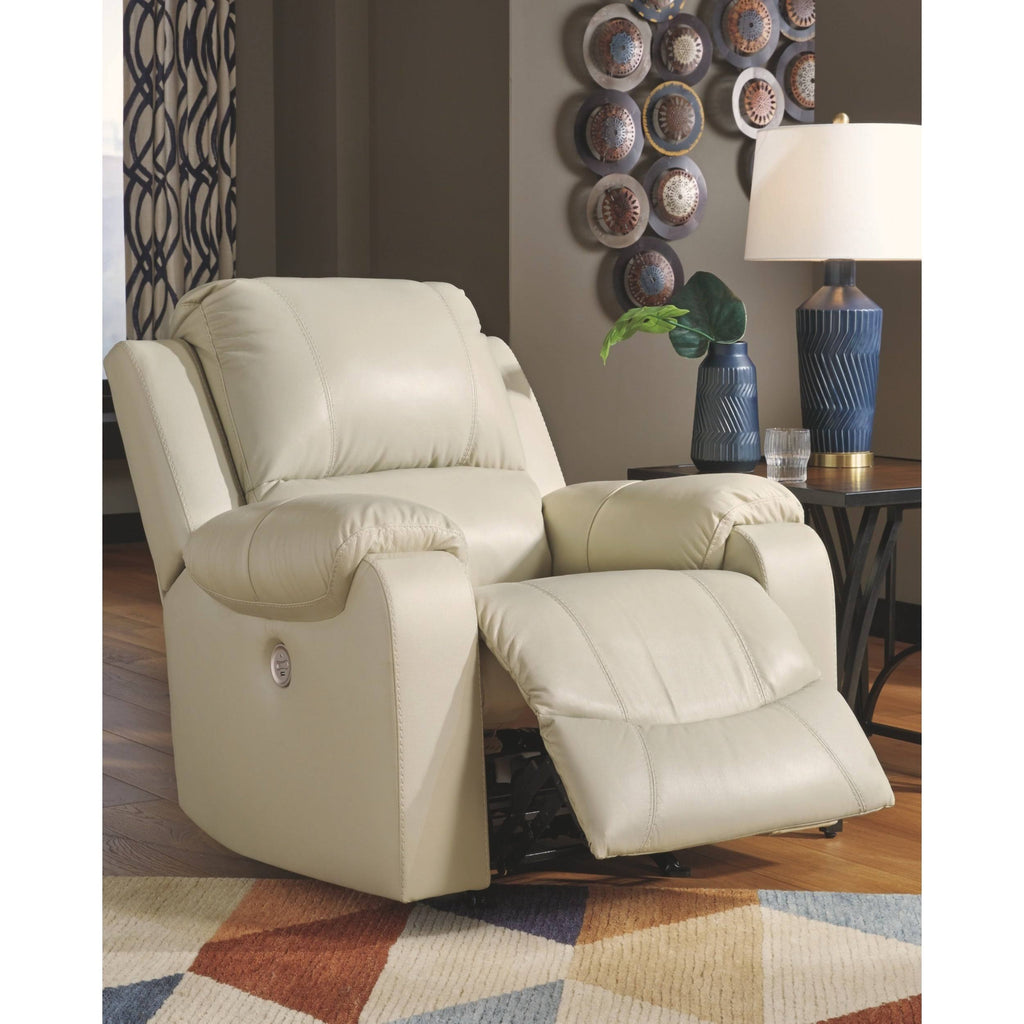 Cream Power Rocker Recliner P551395