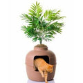 Large Brown Hidden Cat Litter Box H34037