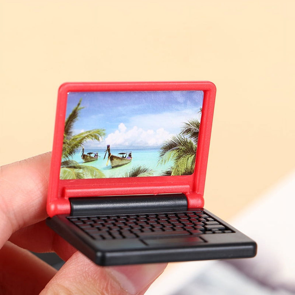 2pcs Dollhouse Miniature Modern Computer Furniture J9063