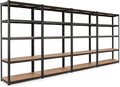 Blue 5 Tier Heavy Duty Steel Utility Shelves F9267