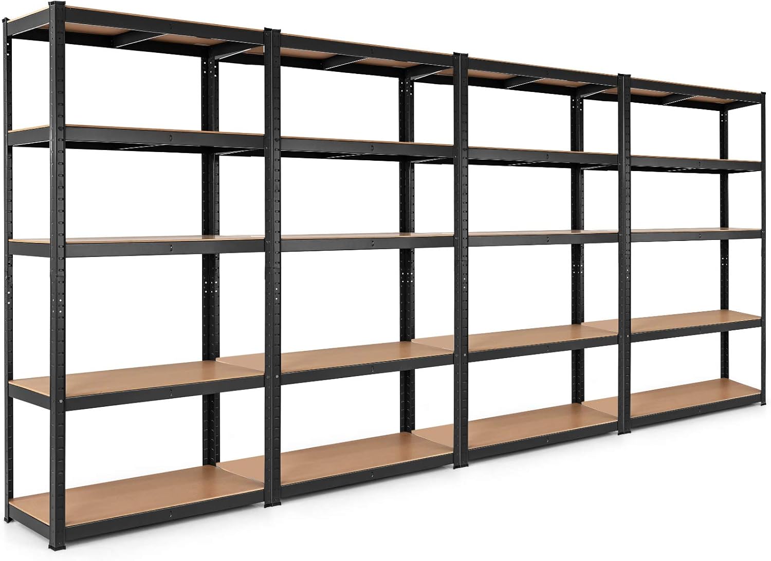 Blue 5 Tier Heavy Duty Steel Utility Shelves F9267