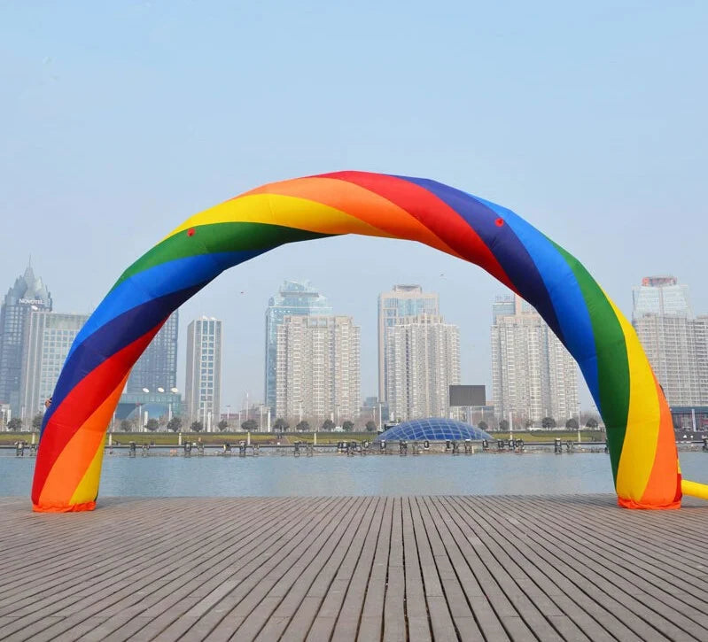 32.8ft Inflatable Rainbow Arch with Blower R62231