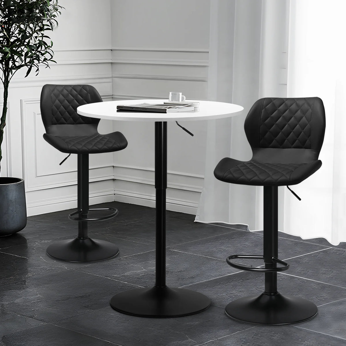 3 Piece Bar Dining and Chair Set with Counter Height Bar Stools H6325