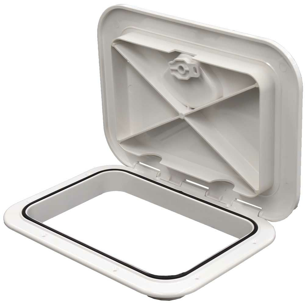 14.75 x 10.6 Inch White ABS Boat Access Hatch F29334
