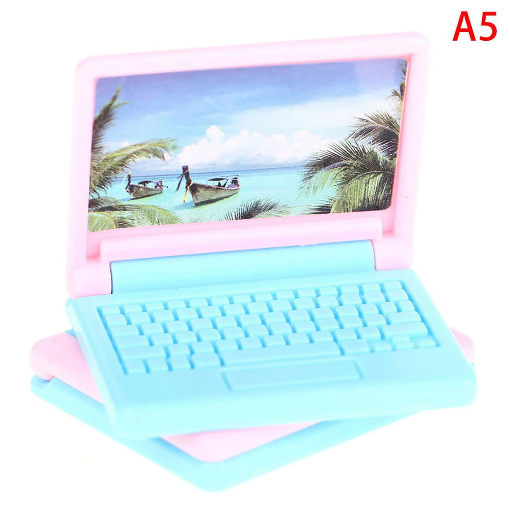 2pcs Dollhouse Miniature Modern Computer Furniture J9063