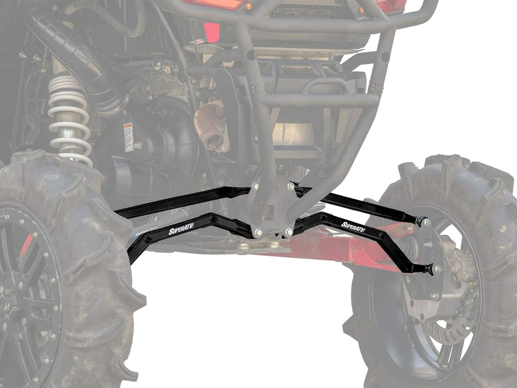 Red Heavy-Duty Boxed Rear Radius Arms for Polaris RZR XP 1000 B211