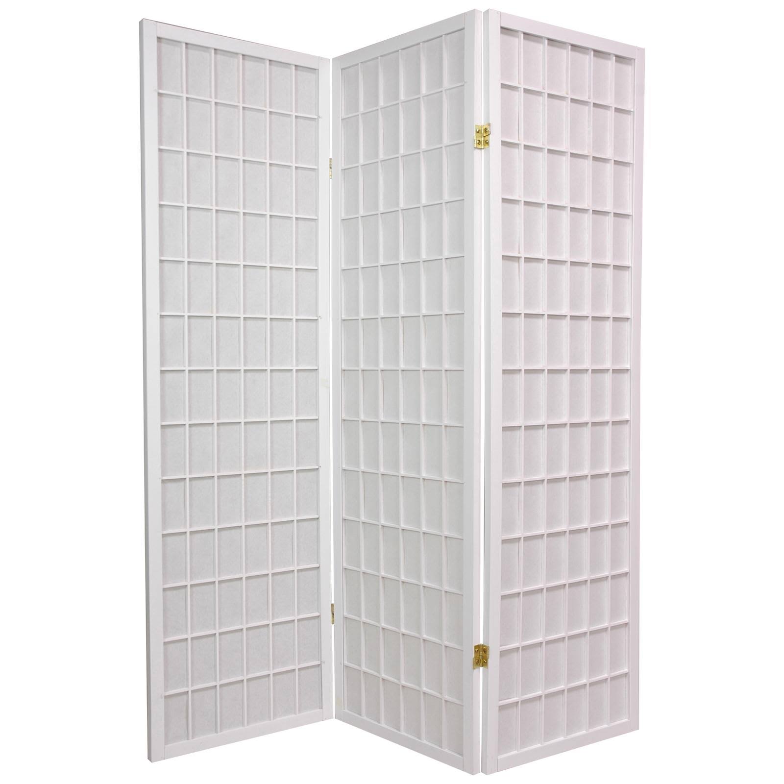 White 6 Panel Shoji Screen A26208