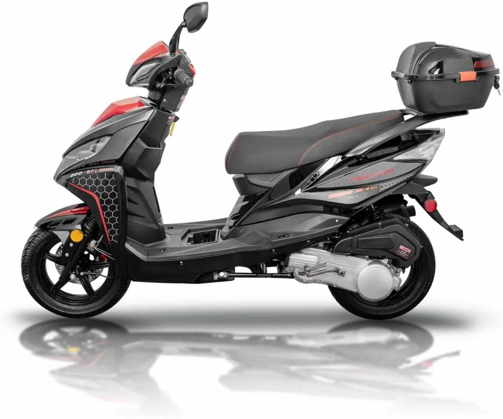 Black Force 200 EFI Scooter Moped P370432