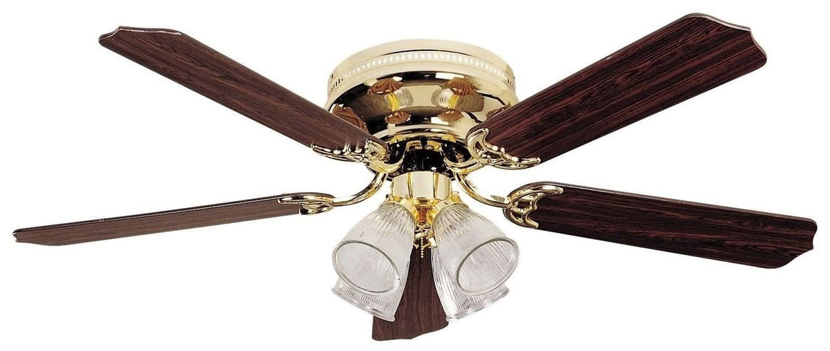 52x22 Ceiling Fan - Bright Brass A1414