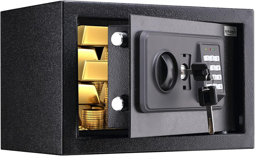 Fingerprint Safe Box 3.83 Cubic Feet with Separate Lock Box and Bottom Compartment I2083