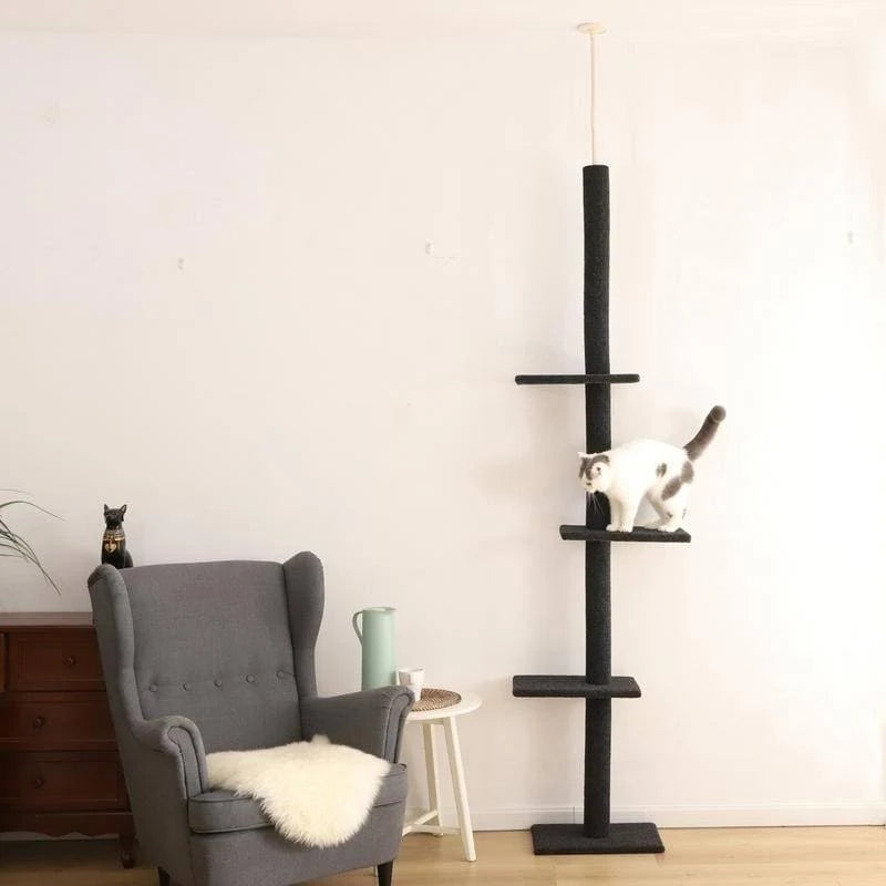 3-Tier Floor-To-Ceiling Cat Tree X4802