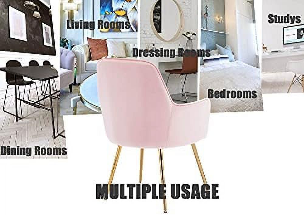 Beige Velvet Accent Chair R735